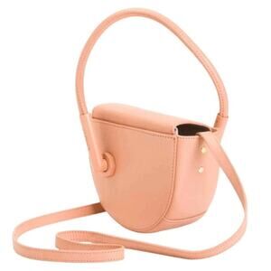 Louise et Cie Lo-Mez-Xth Leather Small Top Handle Crossbody Bag Pink Carnation